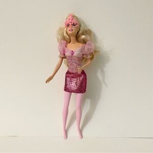 Barbie and the Three Musketeers Corinne Doll 2009 Mattel Pink Mask